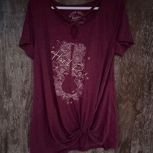 Hard Rock Biloxi guitar co. Women's  top  XL